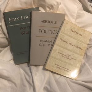 Political Textbook Bundle: John Locke|Aristotle, Politics|Machiavelli